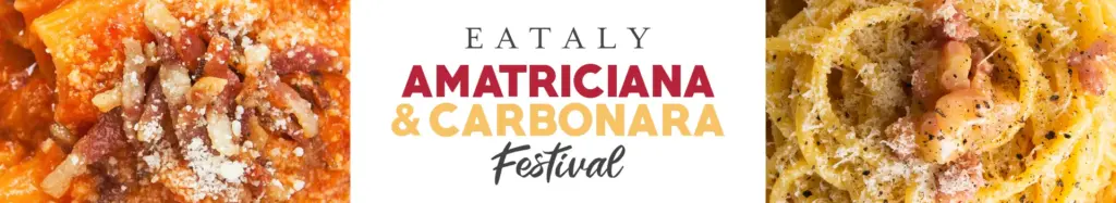 amatriciana e carboonara festival eventi gastronomici a roma maggio 12-14