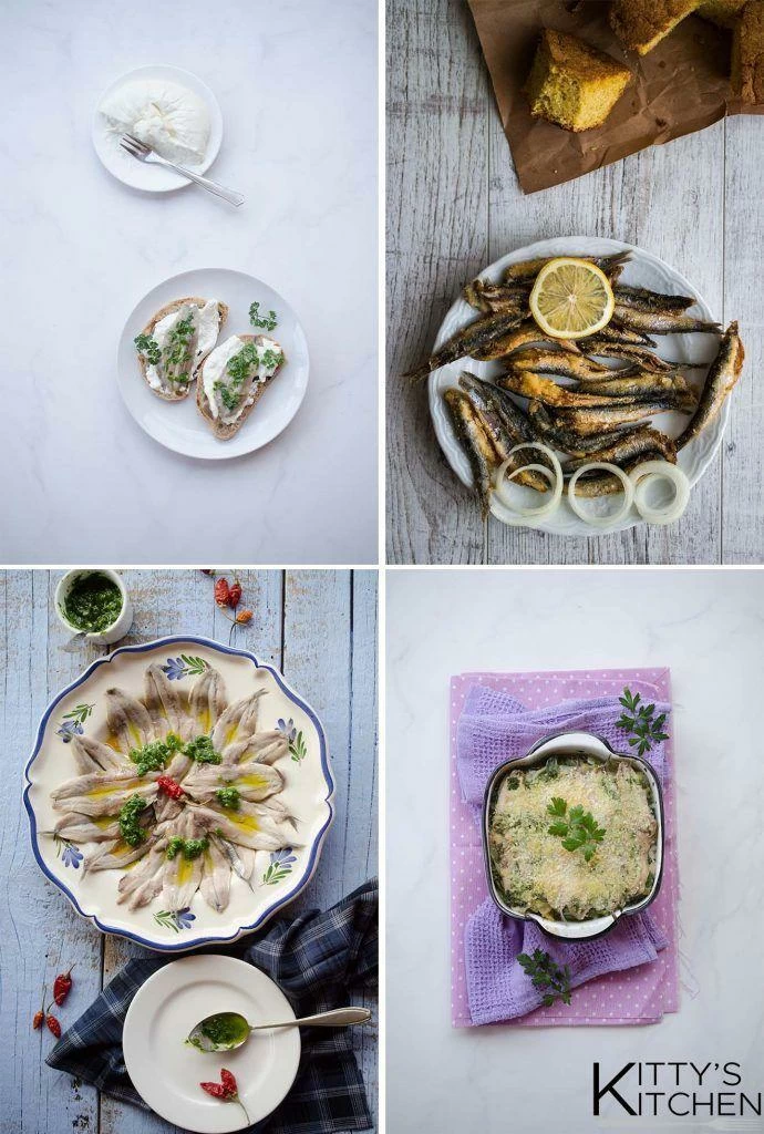 4 ricette con le alici