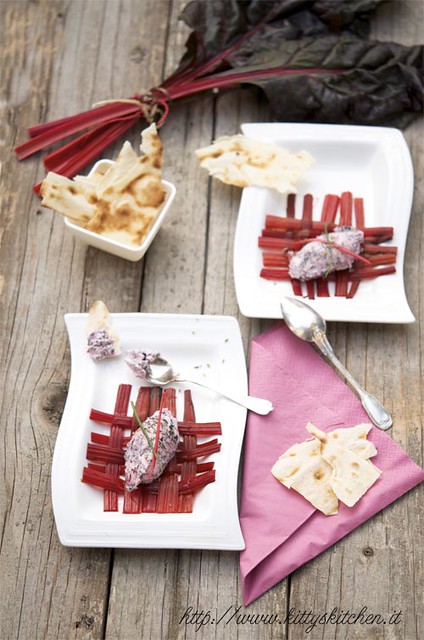 Bieta rossa, ricotta e origano