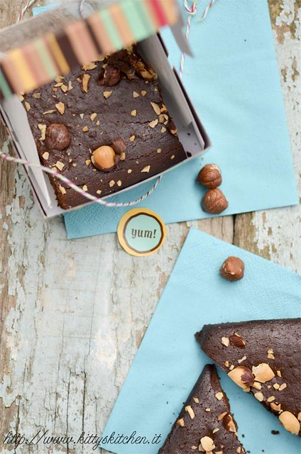 Brownie di grano saraceno e cioccolato fondente