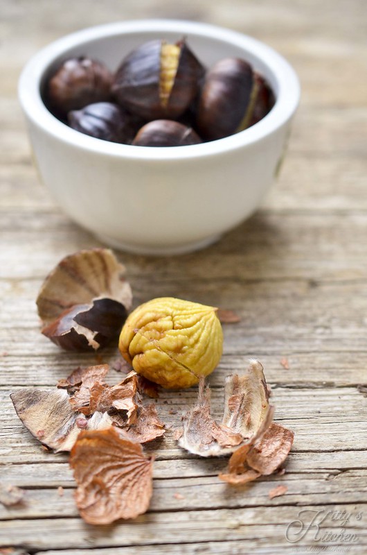 Castagne cotte nel sale