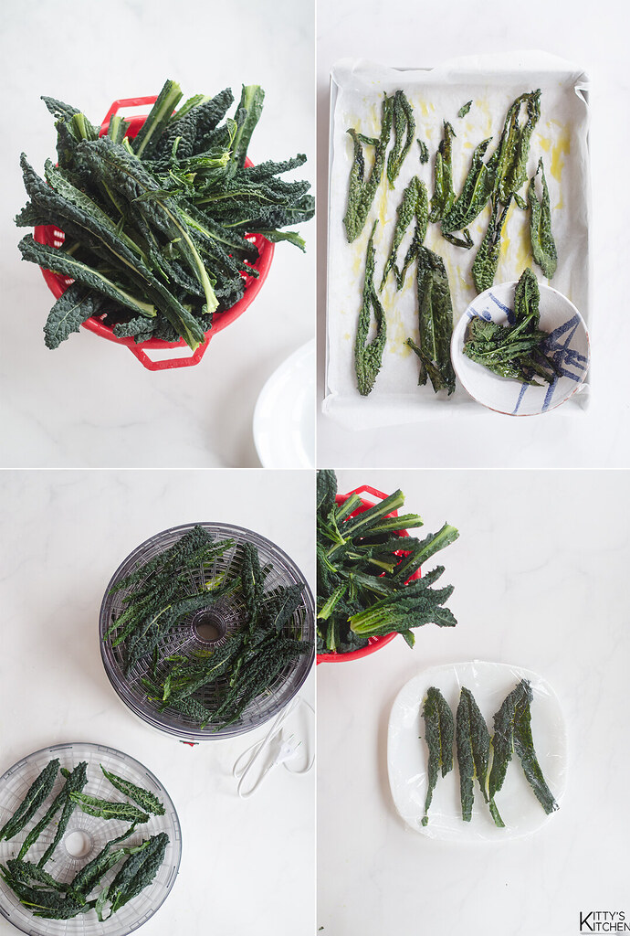 chips, cristallizzato e in polvere, le magie del cavolo nero