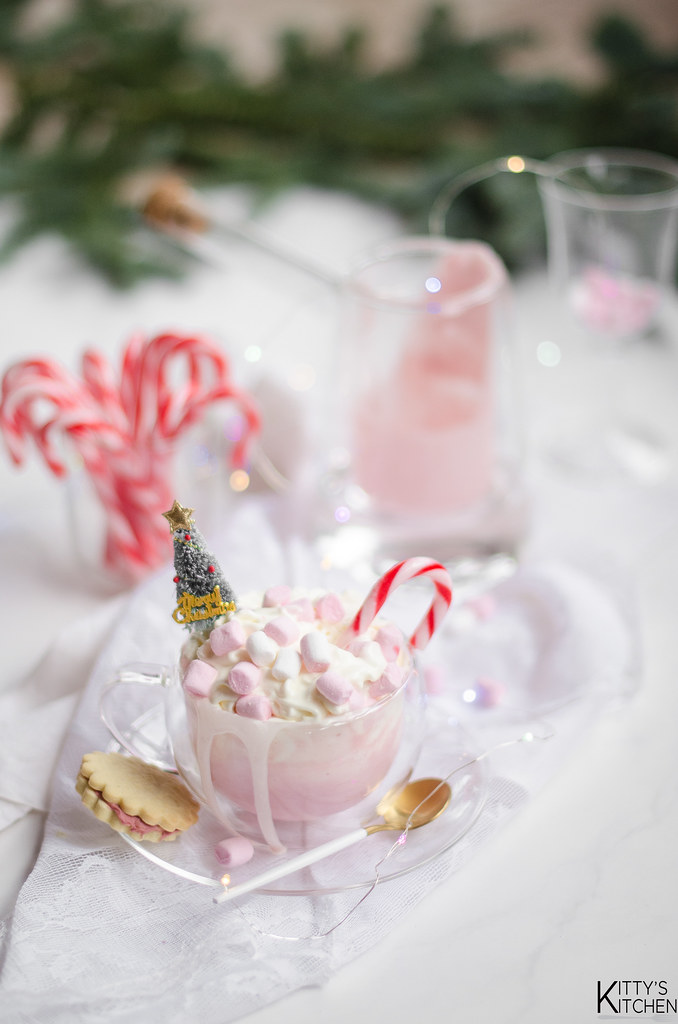 cioccolata calda rosa
