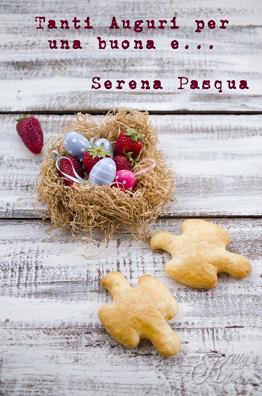 Colombine Panna e Fragole per una Felice Pasqua