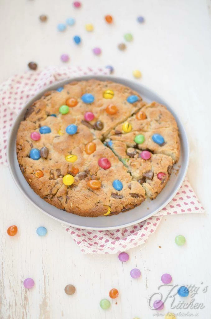 Cookie gigante alle M&M’s