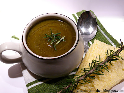 Crema di verdure al rosmarino e paprika