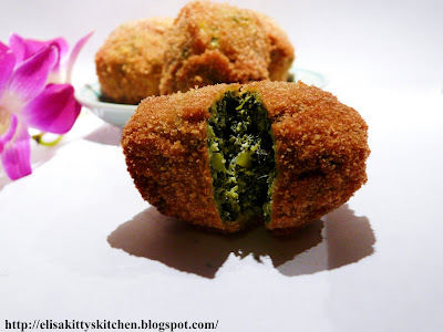 Crocchette ricotta e spinaci