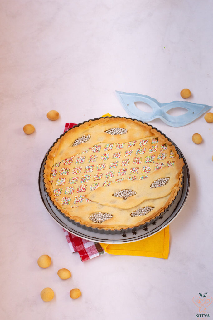Crostata Arlecchino di Carnevale