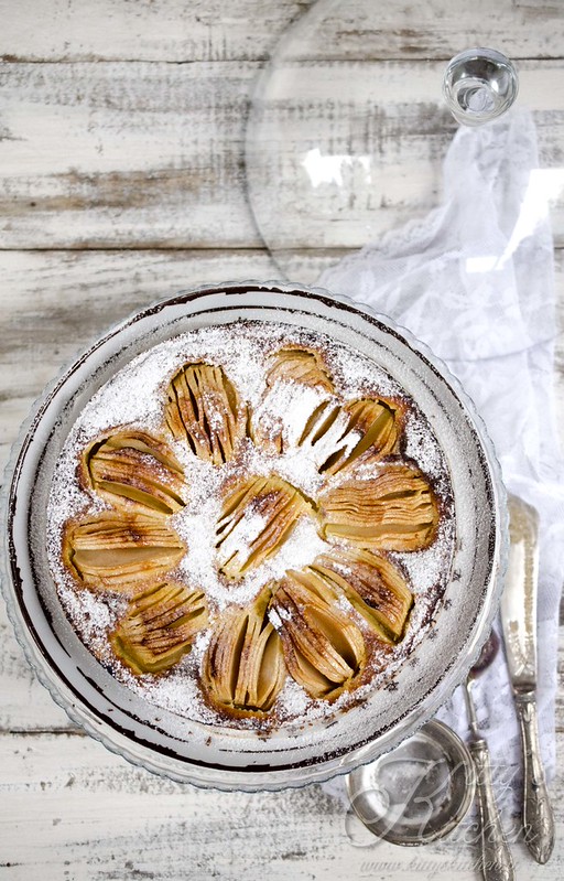 Crostata di mele e panna