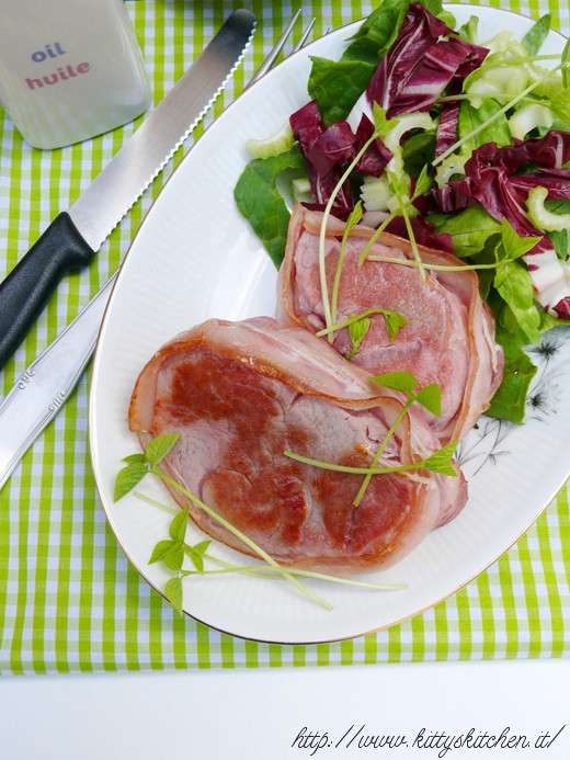 Filetto bardato con pancetta e pepe