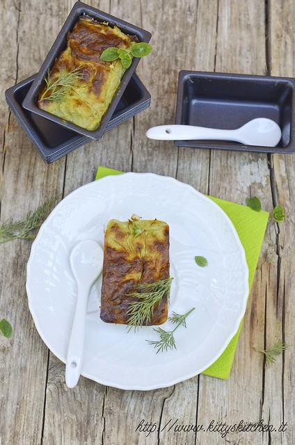 Flan di baccelli e menta