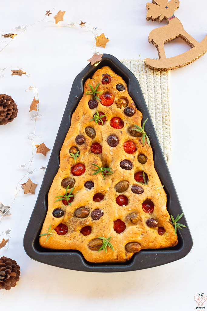 focaccia barese, versione natalizia