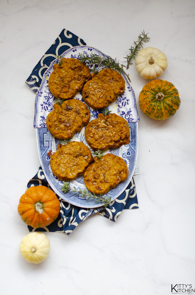Frittelle di zucca e pane