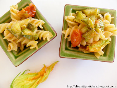 Fusilli fiori e verdure