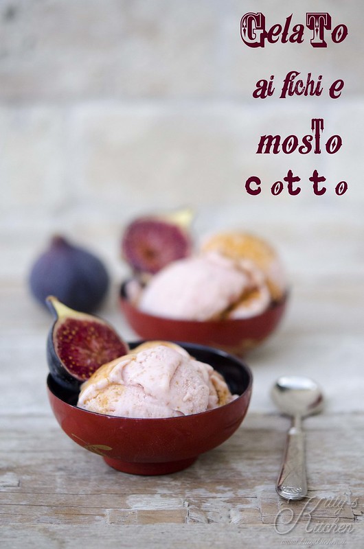 Gelato ai fichi e mosto cotto