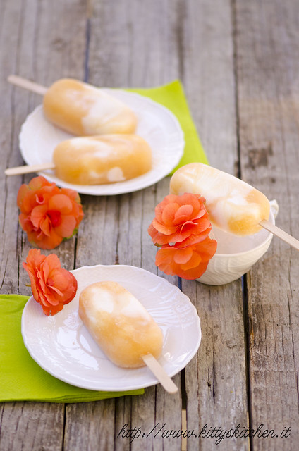 Ghiaccioli: pesca e mirtilli o melone e yogurt?