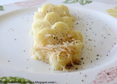 Gnocchi alla Romana leggeri, cacio e pepe