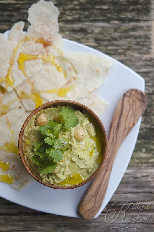 hummus con fave fresche