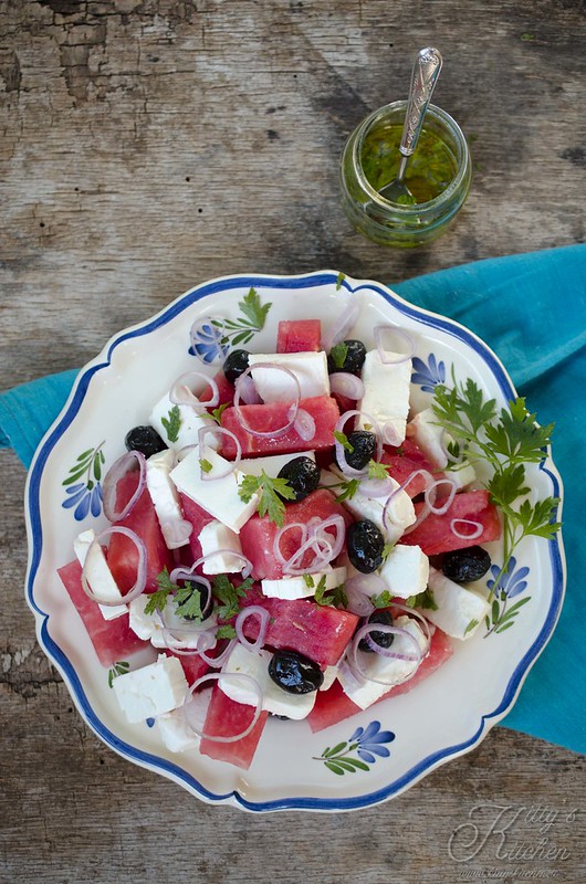 Insalata cocomero e feta
