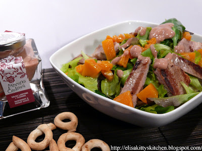 Insalata con dressing di Lamponi e Zenzero
