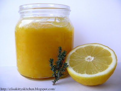 Lemon curd al timo