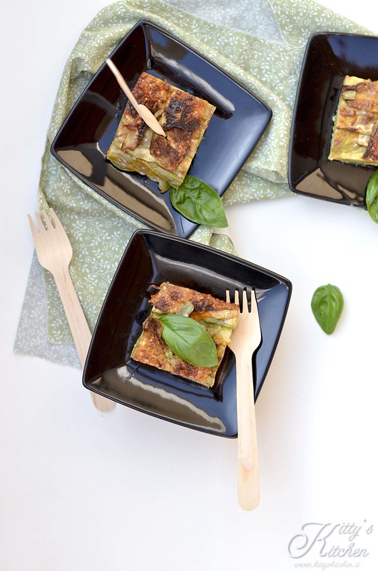 Millefoglie di zucchine e fiori