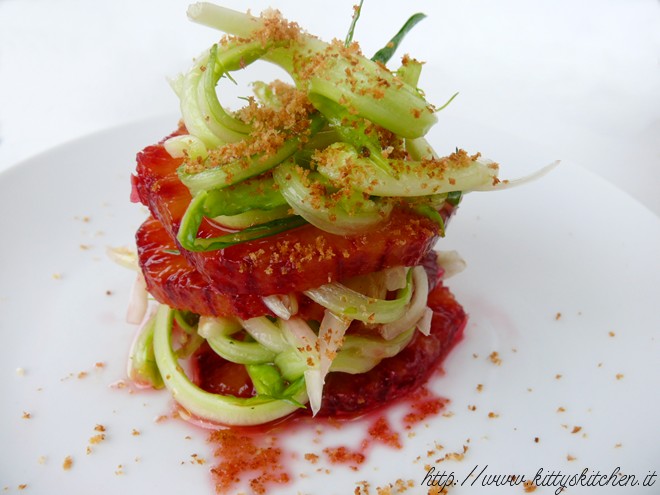Millefoglie puntarelle e sanguinelle