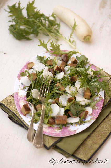 Mizuna vs Cavoletti, oggi insalata