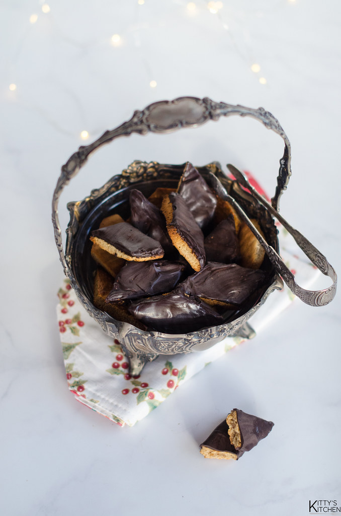 mostaccioli glassati al cioccolato