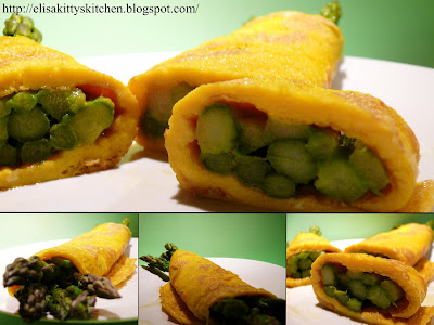 Omelette di asparagi ed erbe di Provenza