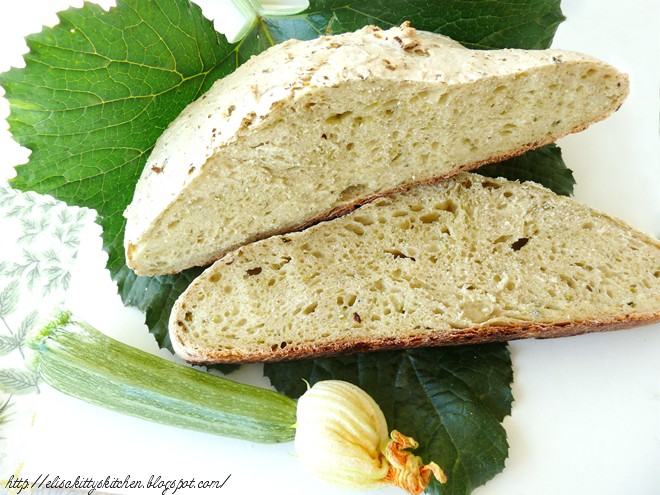 Pane alle (ultime) zucchine con lievito madre