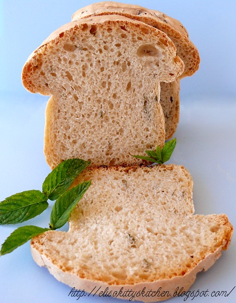 Pane bianco alla menta