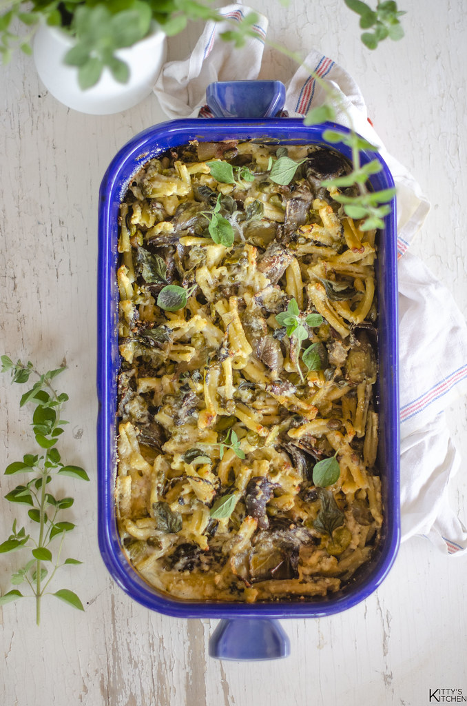 Pasta al forno alla vignarola