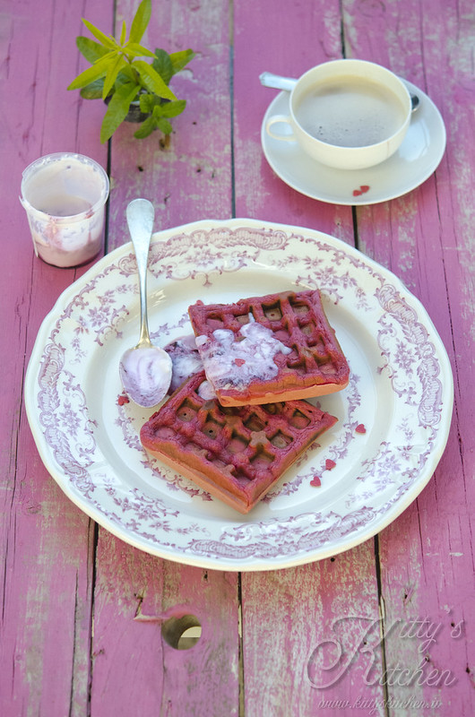 Pink light Waffle