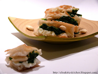 Pizza bianca stracchino e bietole