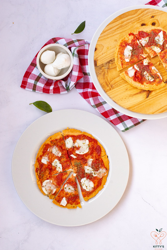 Pizza di lenticchie rosse
