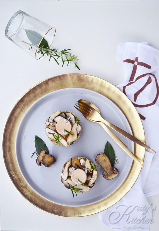 Polenta taragna, funghi porcini e foie gras