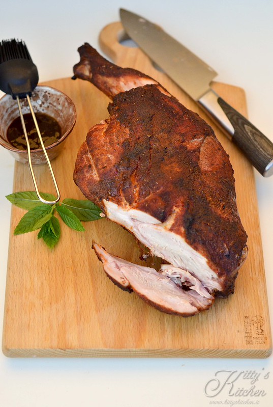 Prosciutto affumicato al bbq