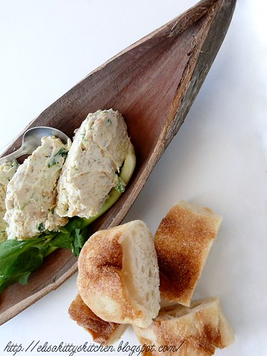 Quenelles di simil hummus