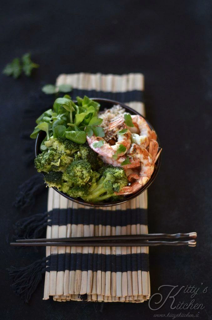 Shrimps Buddha Bowl