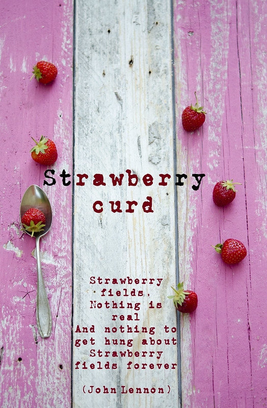Strawberry curd
