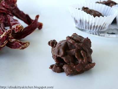 Tatufini cereali e cioccolato al peperoncino