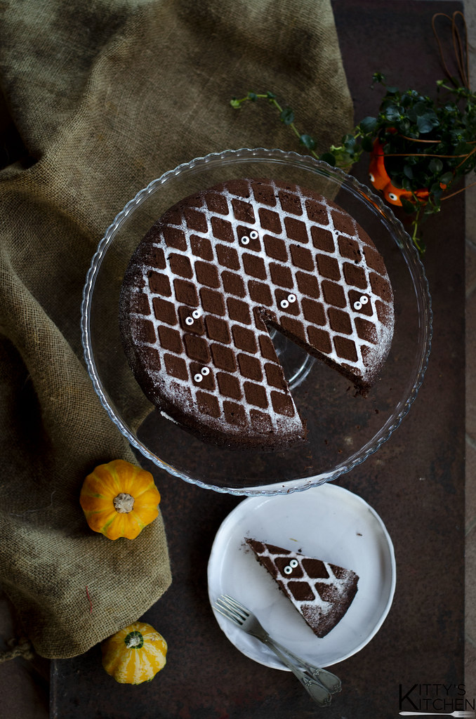 Torta caprese di Halloween