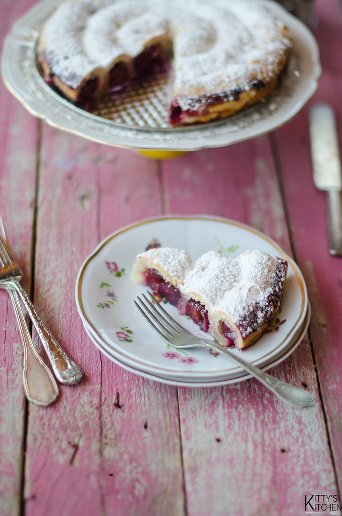 torta di ciliegie russa