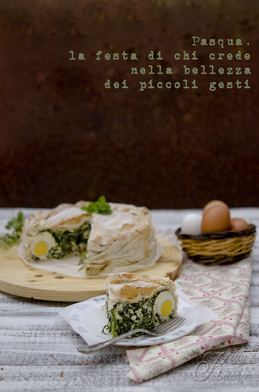 Torta pasqualina ricotta e spinaci