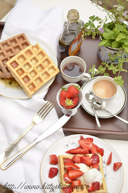 Waffle for breakfast